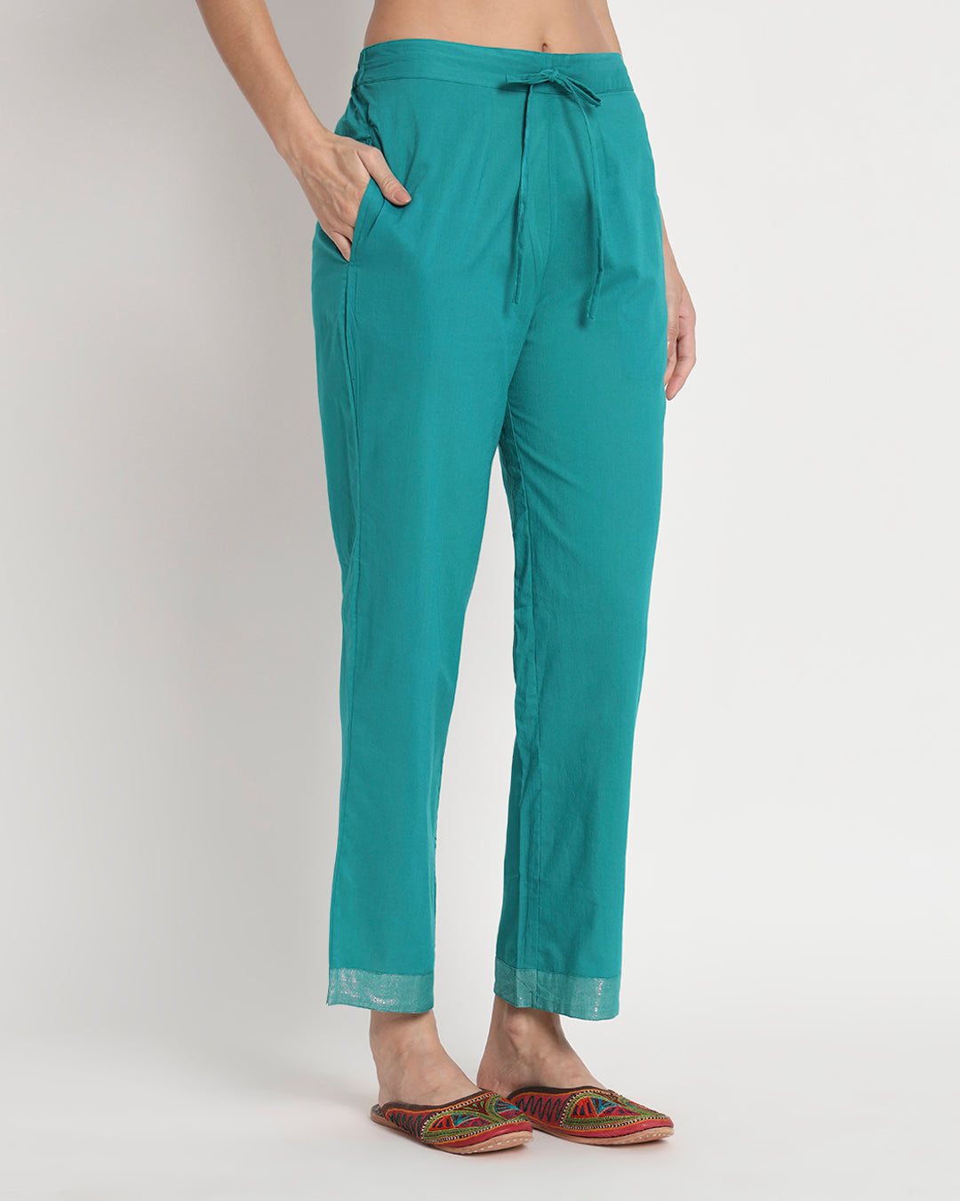 Green Gleam Elegance Reimagined Gala Co-ord Set