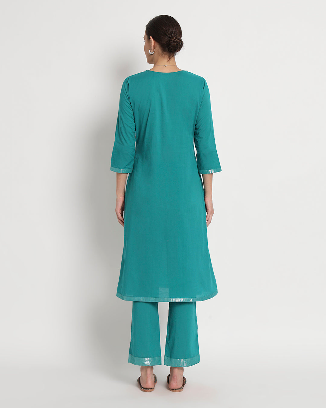 Green Gleam Elegance Reimagined Gala Co-ord Set
