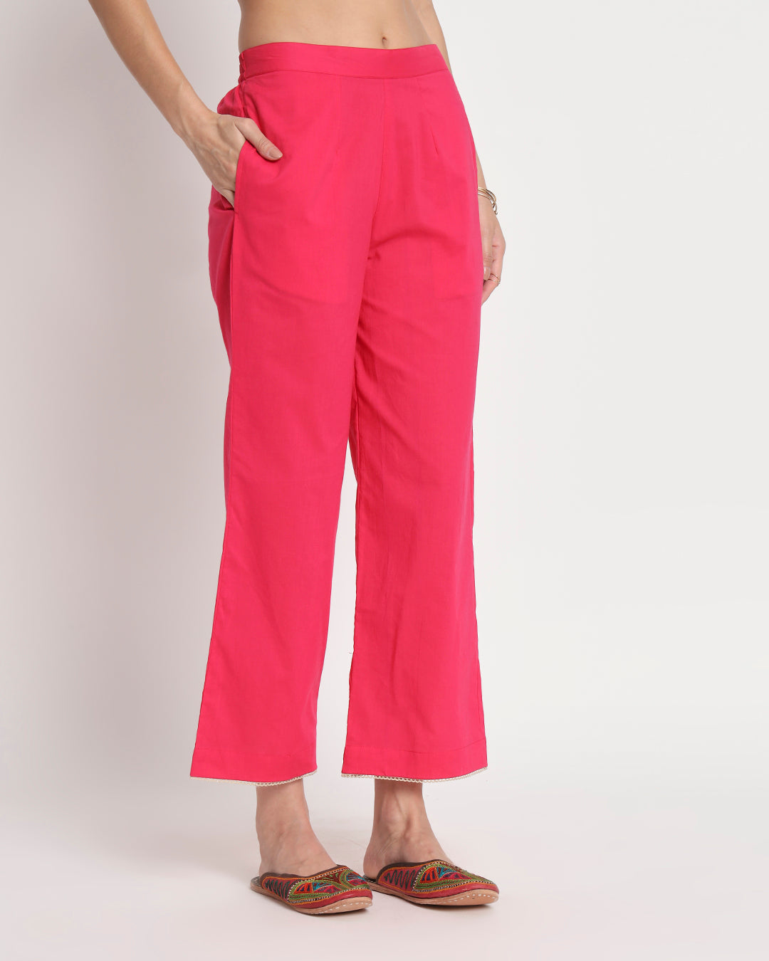 Queen's Gulabi Whimsy Gala Flared Co-ord Set