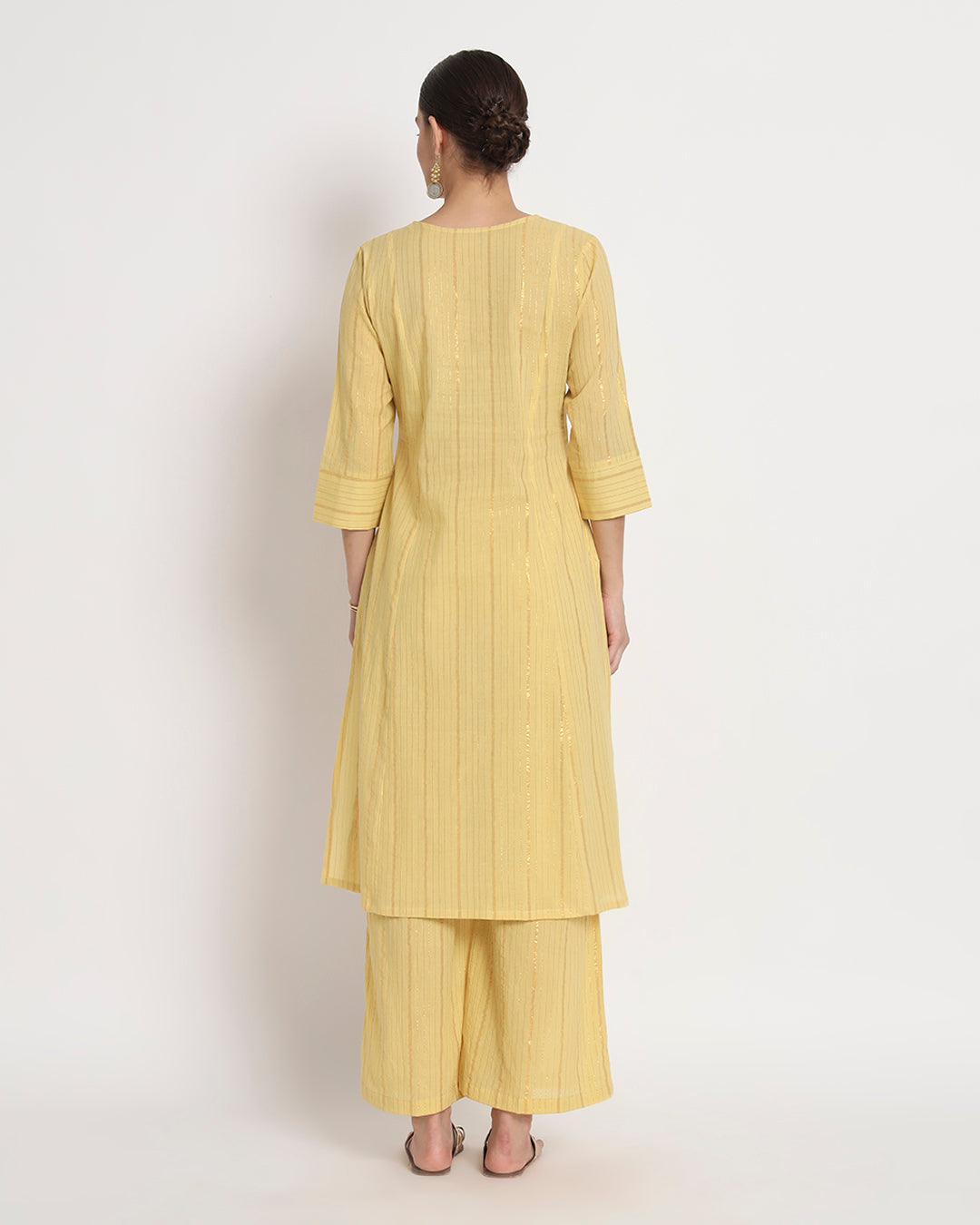 Summer Yellow Glisten Glamour Gala Co-ord Set