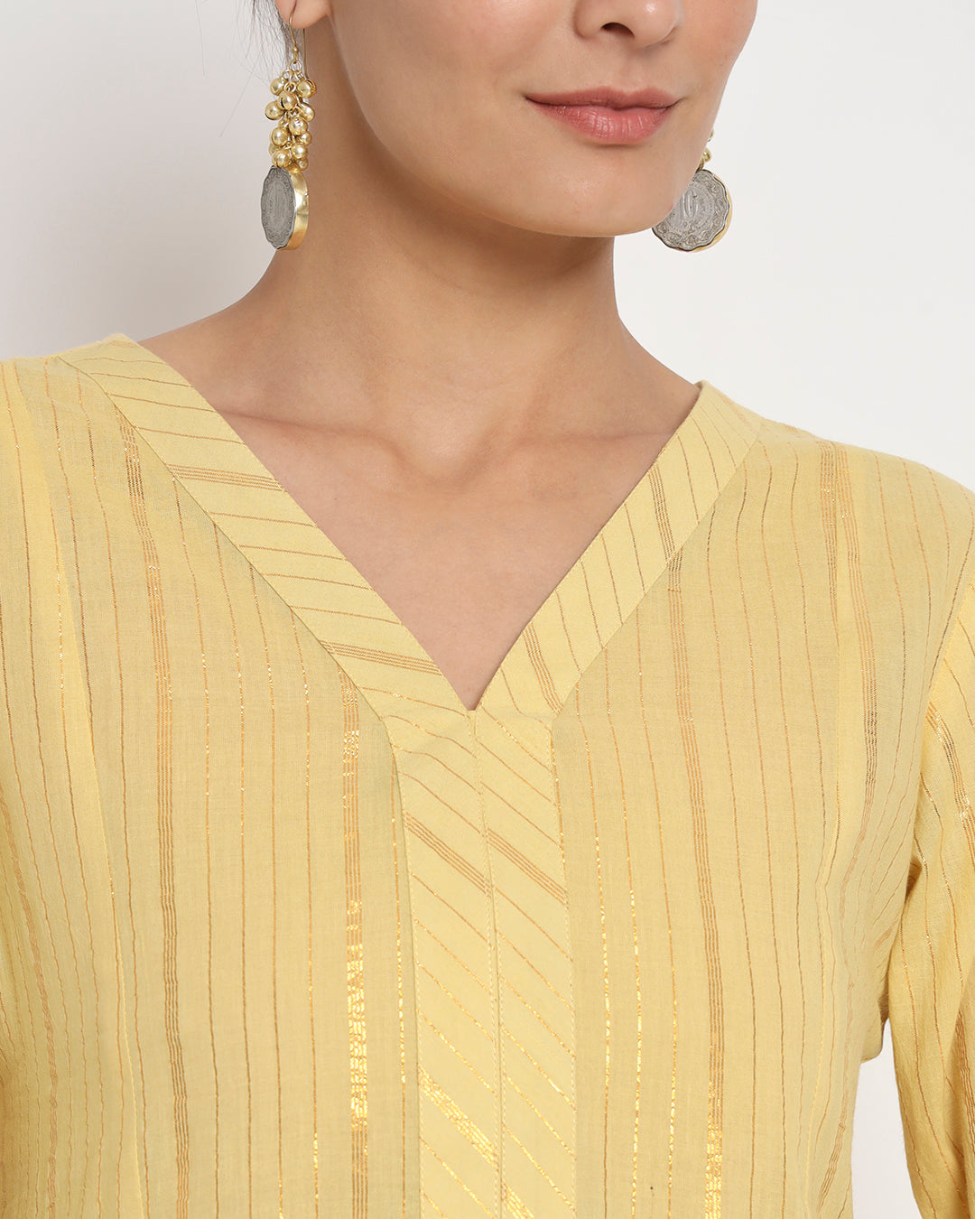 Summer Yellow Glisten Glamour Gala Co-ord Set