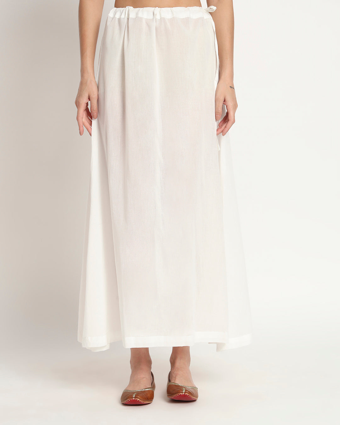Pristine White Peekaboo Petticoat