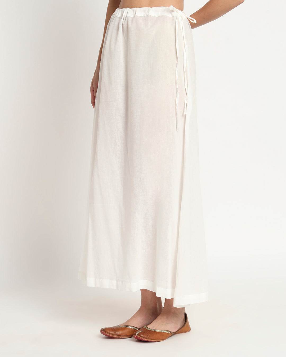 Pristine White Peekaboo Petticoat
