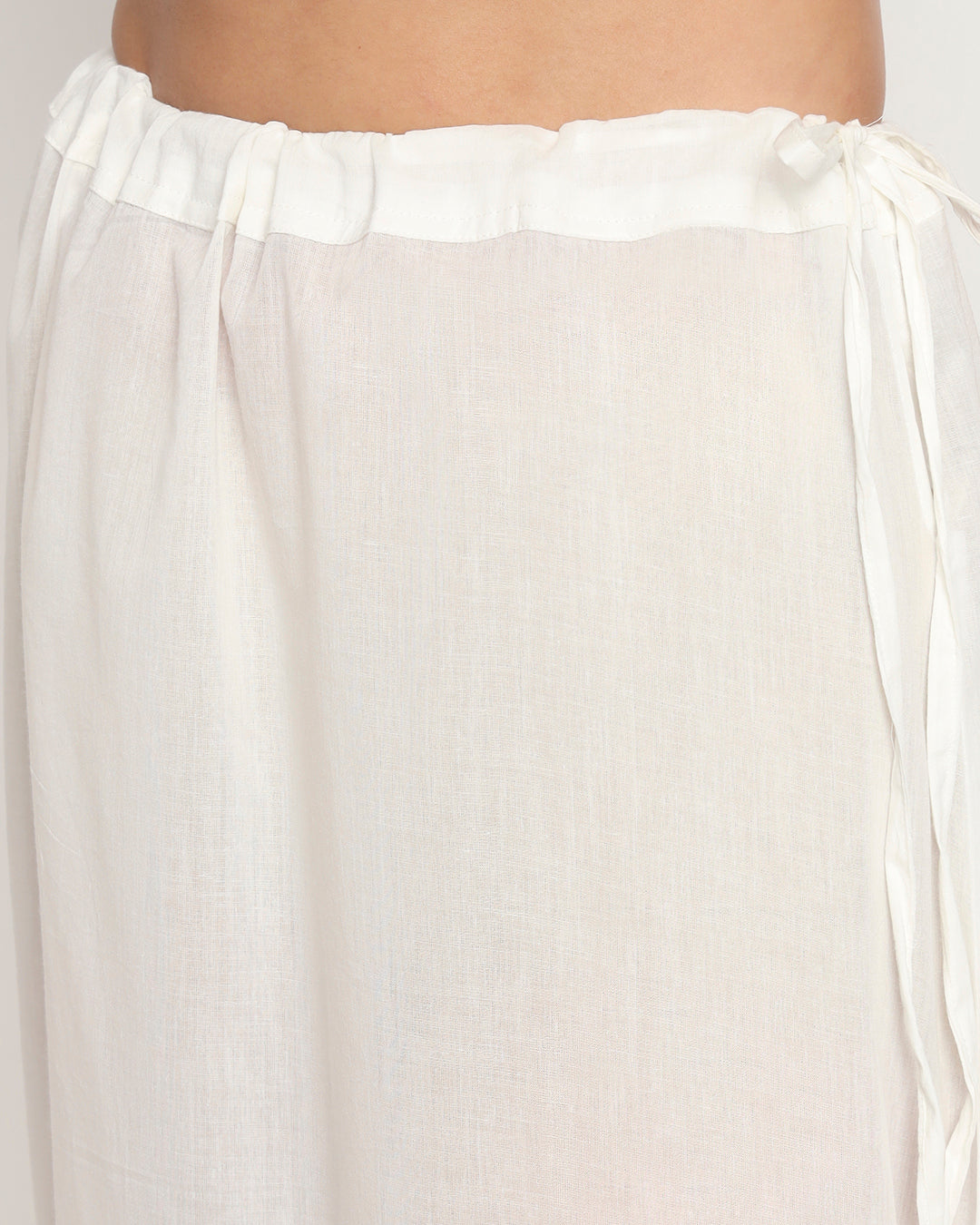 Pristine White Peekaboo Petticoat