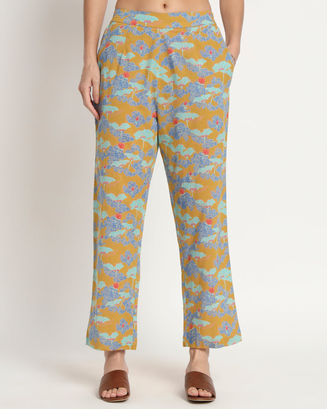 Printed Artful Edges Wrap Co-ord Set