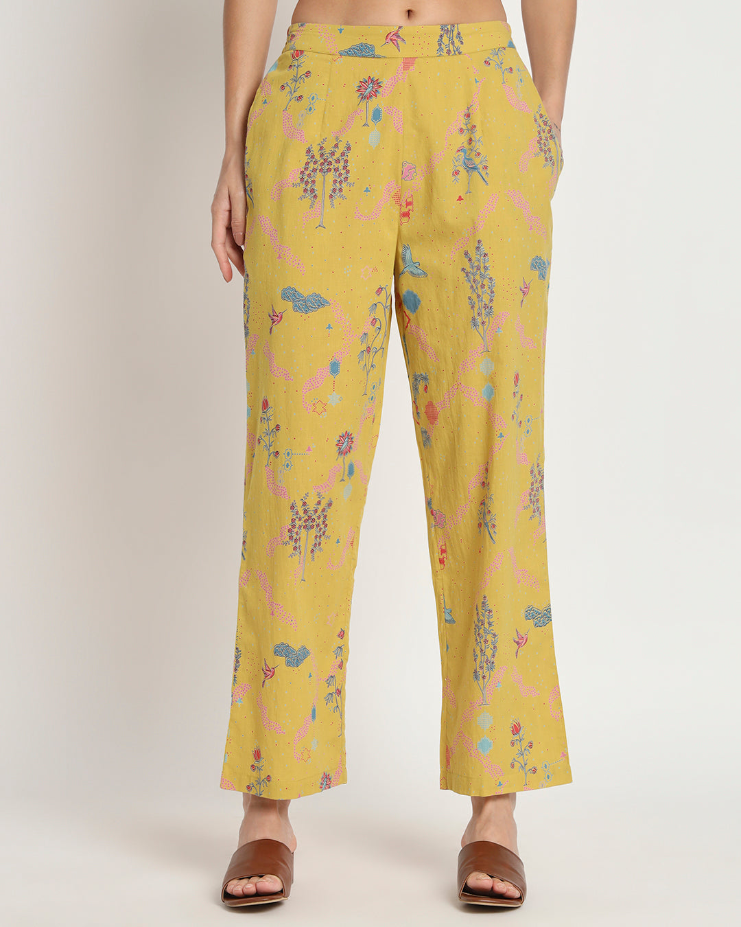 Printed Avian Oasis Wrap Co-Ord Set