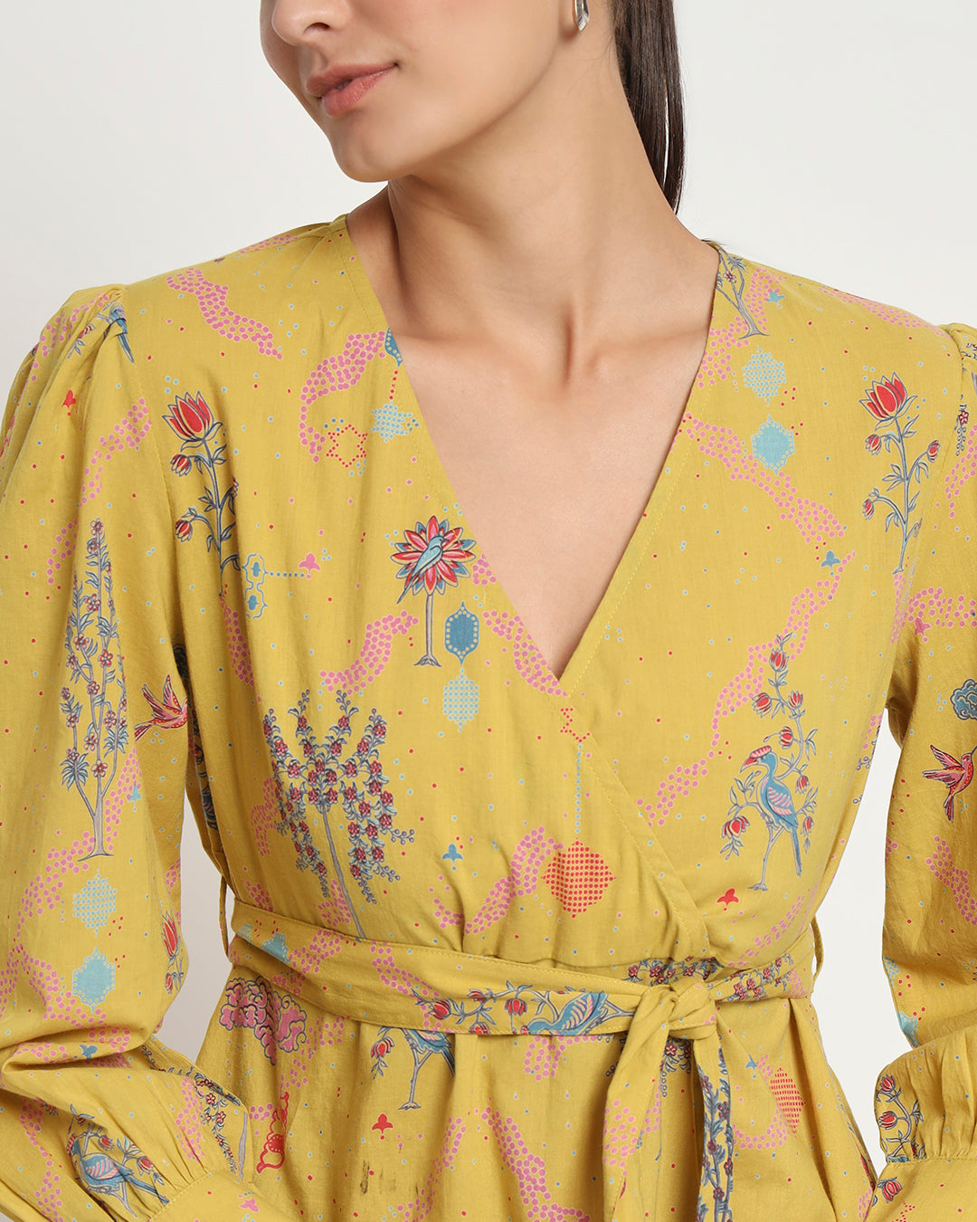 Printed Avian Oasis Wrap Co-Ord Set