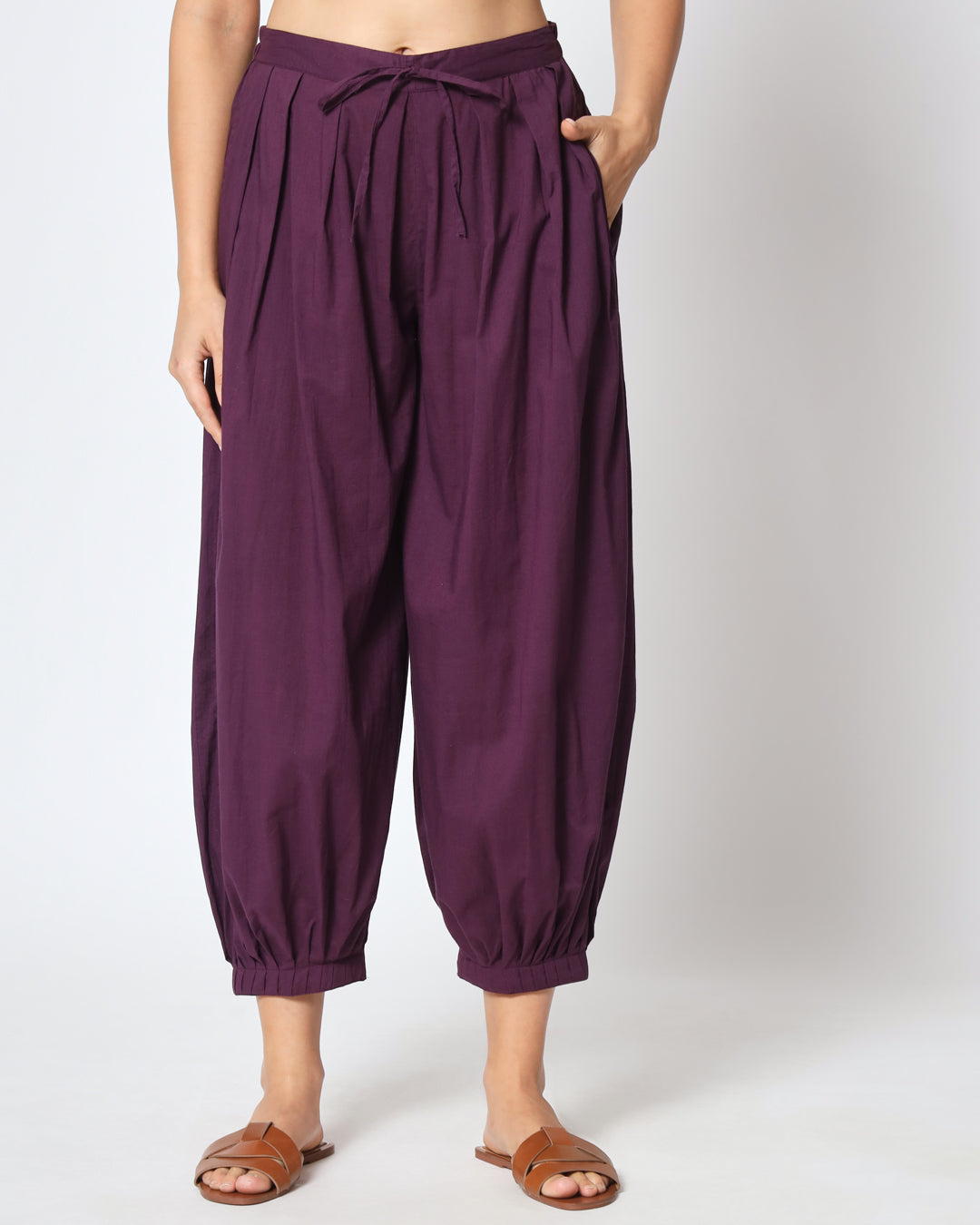 Violet Festive Chanderi Co-ord Set