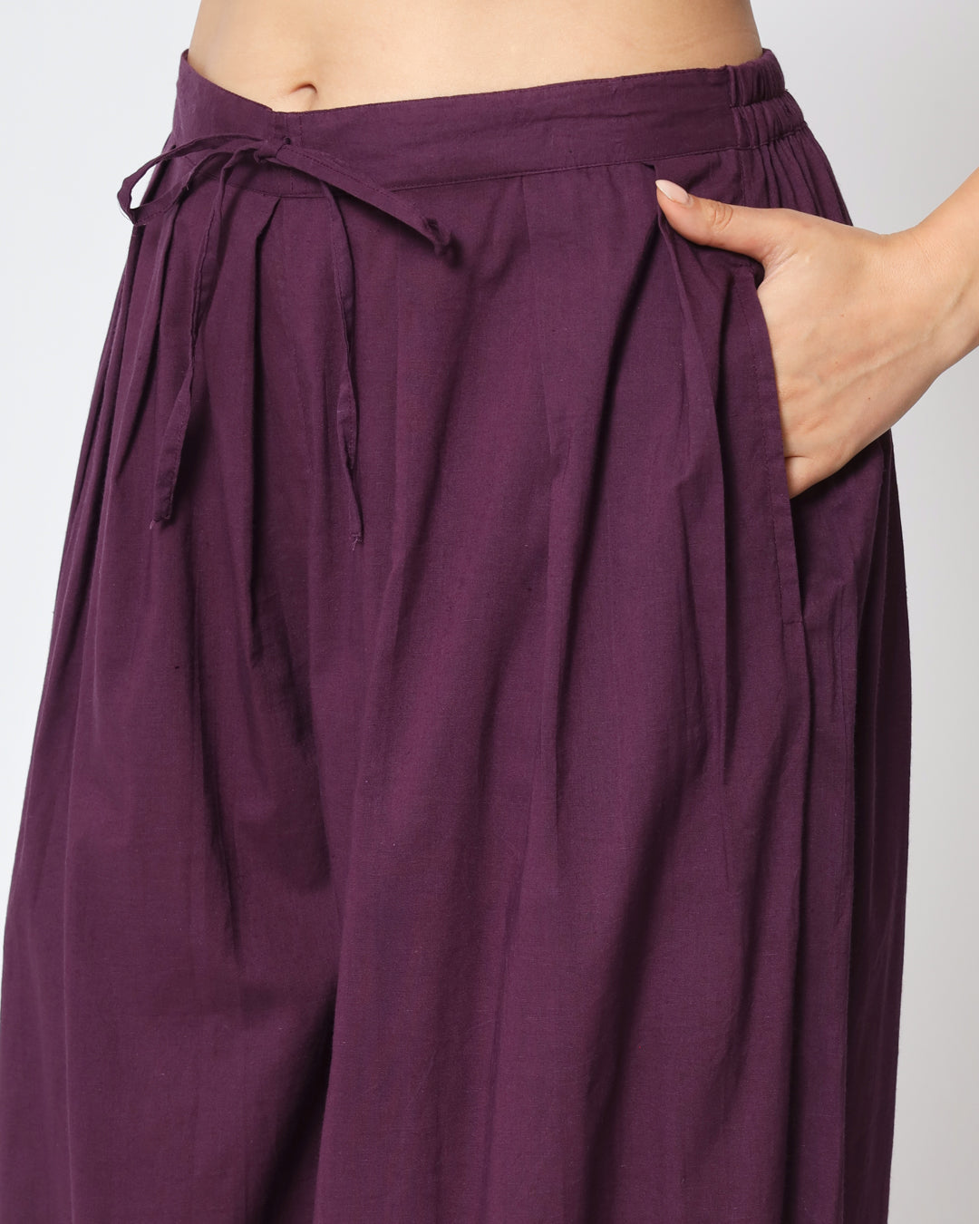 Violet Festive Chanderi Co-ord Set