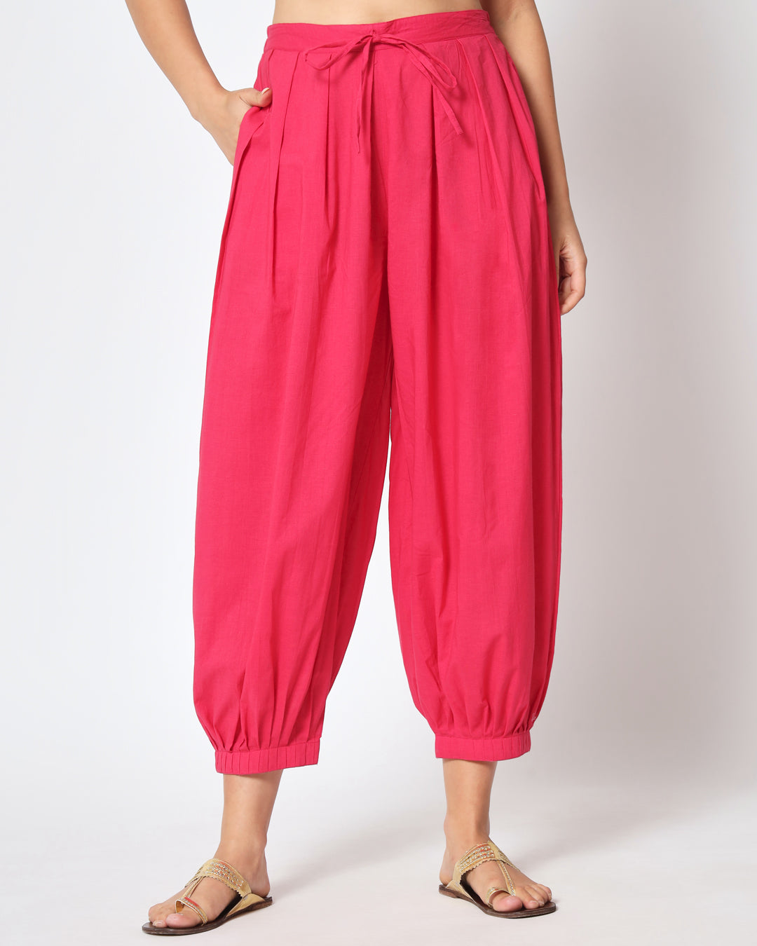 Modern Maharani! Gulabi Festive Chanderi Co-ord Set