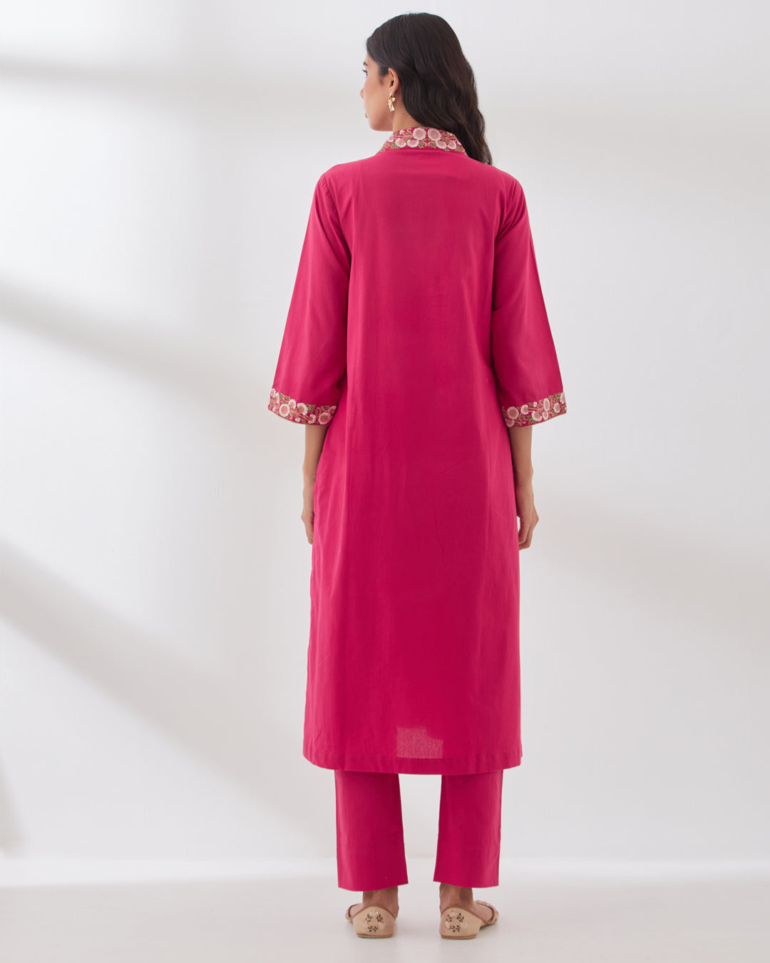 Rose of Love Festive Radiance Chanderi Long Kurta