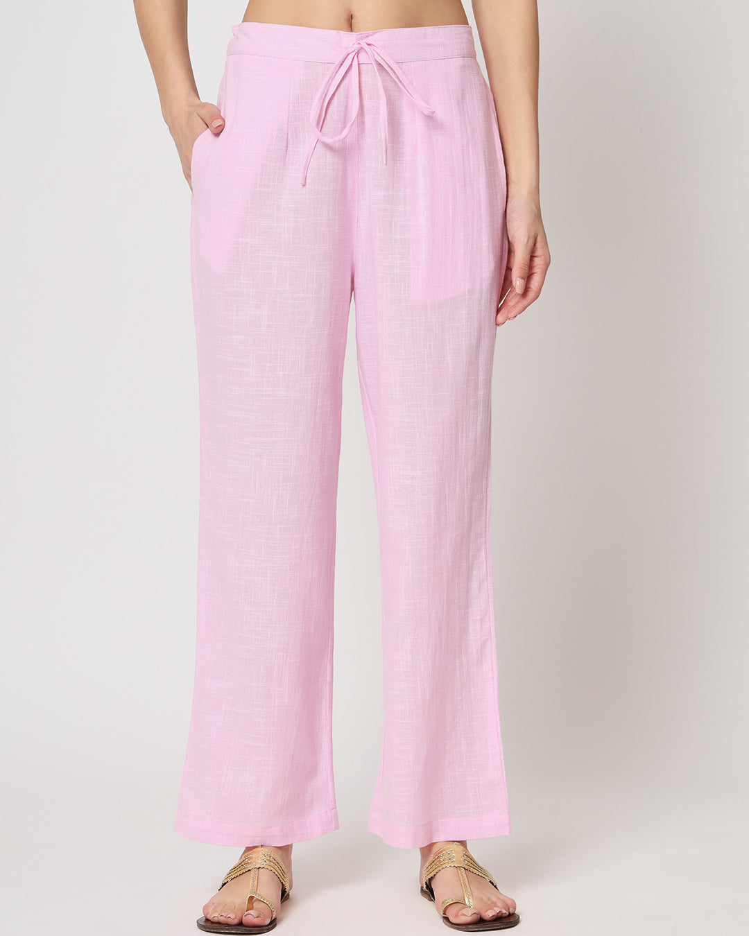 Pink Mist Straight Pants