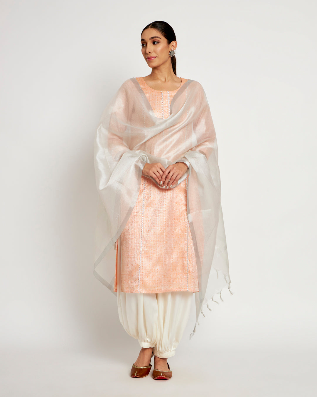 Set of 3- Peachy Spark Jacquard Festal Set