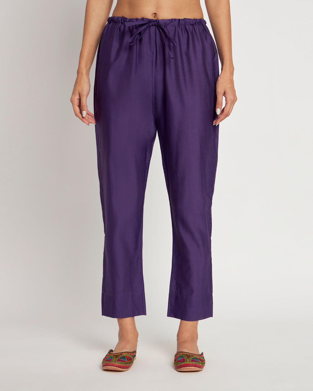 Orchid Vine Dual Toned Chanderi Co-ord Set