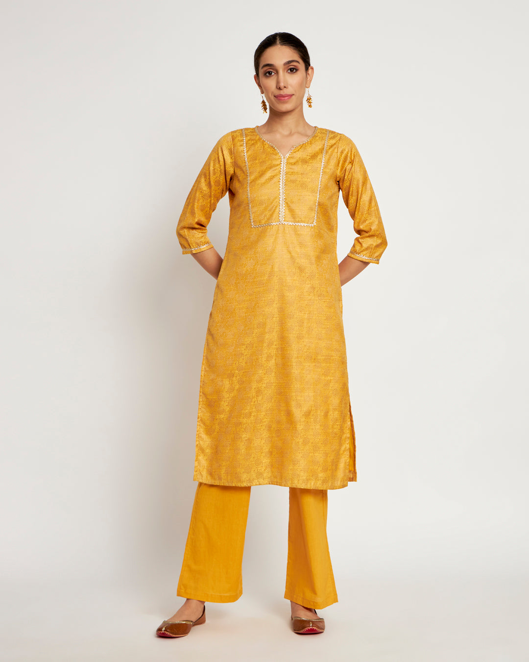 Lily Gilded Festive Chanderi Co-ord Set