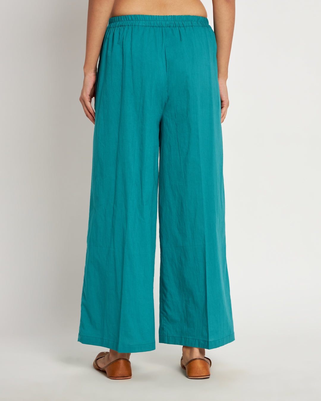 Green Gleam Wide Pants