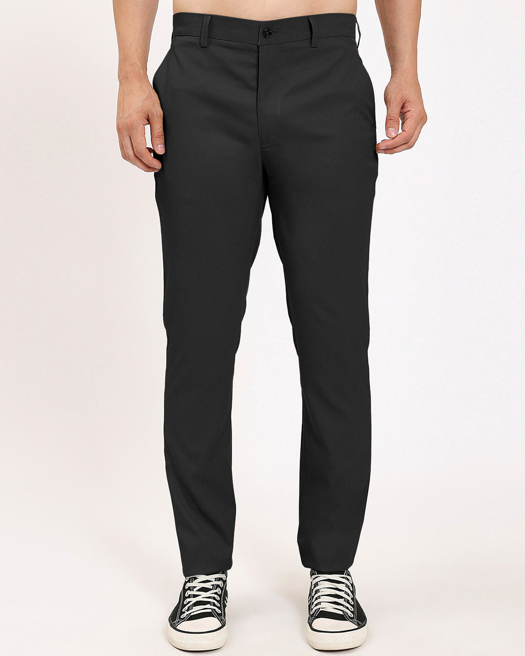 Psy Slim Fit Black Men's Pants