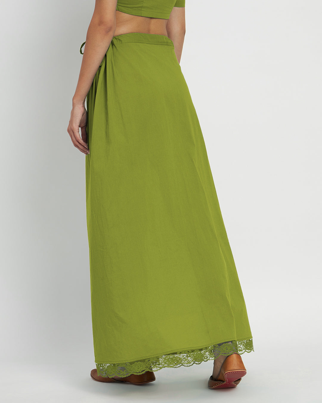 Sage Green Lace Medley Peekaboo Petticoat