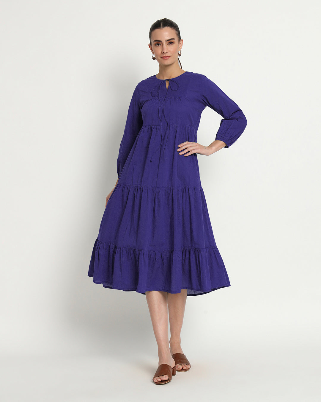 Aurora Purple Joyful Journey Maxi Dress