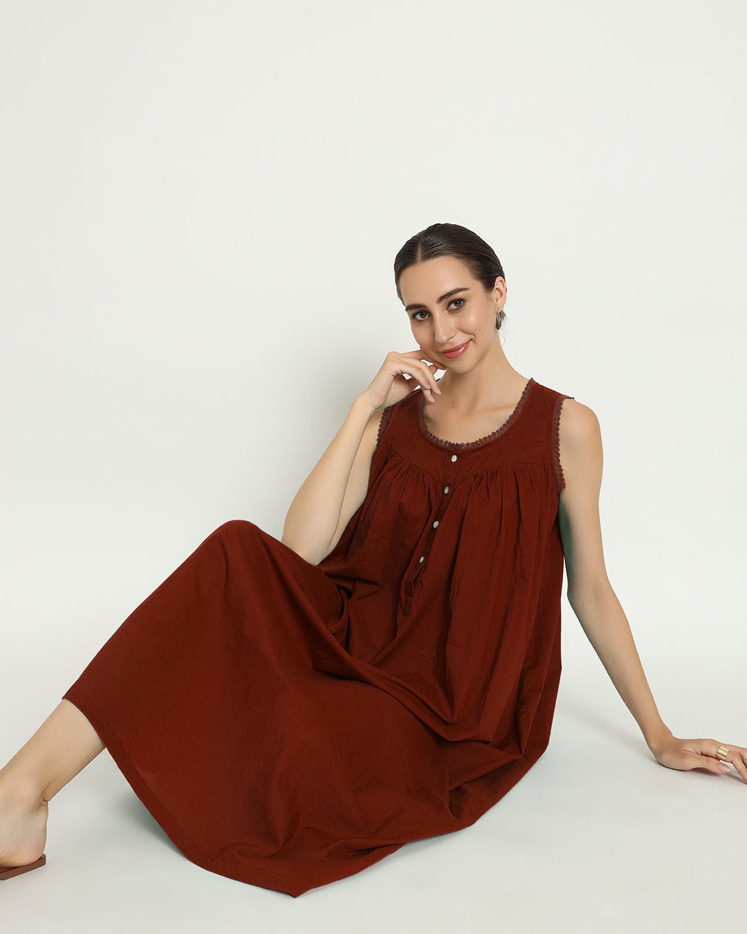 Russet Red Moonlight Mirage Nightdress