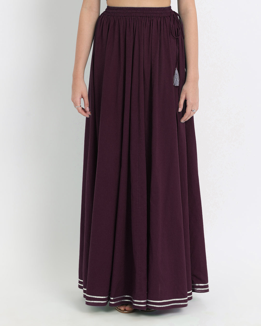 Plum Passion Circle Cut Skirt