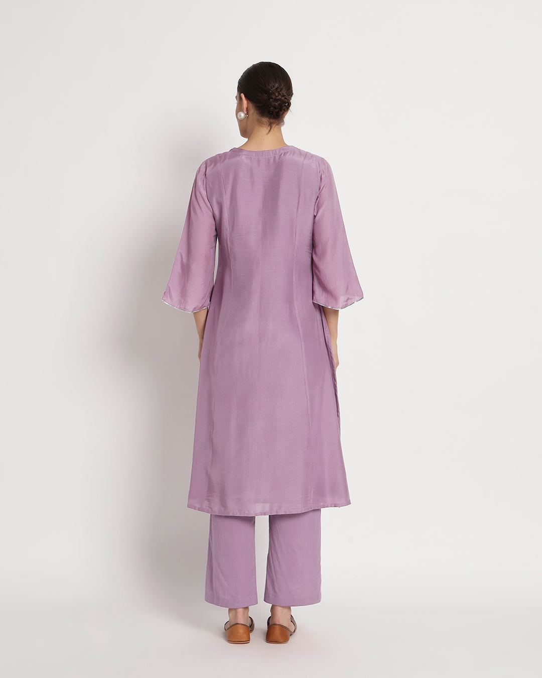 Iris Pink Royal Hand Embroidered Gala Co-ord Set