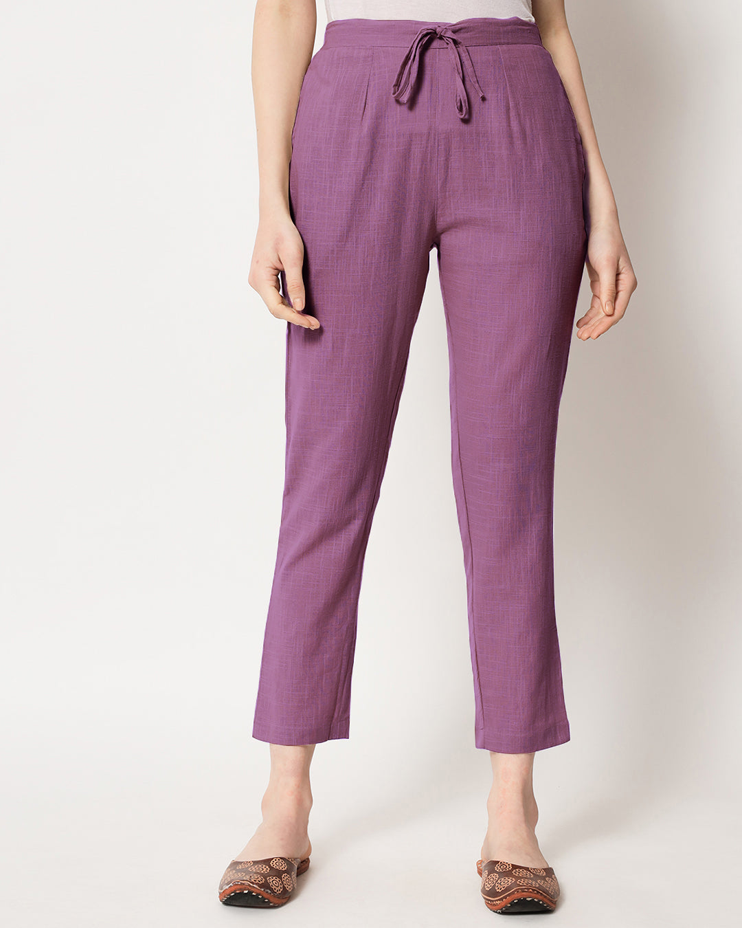 Purple cigarette hot sale pants