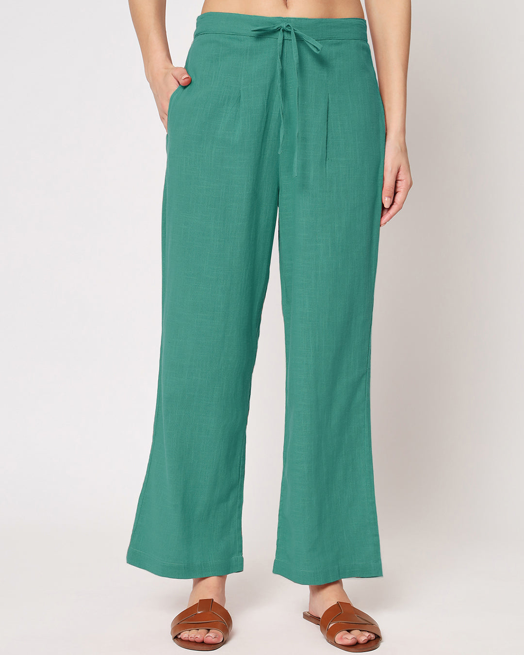 Valley Vista Sleeveless Short Length Solid Co-ord Set