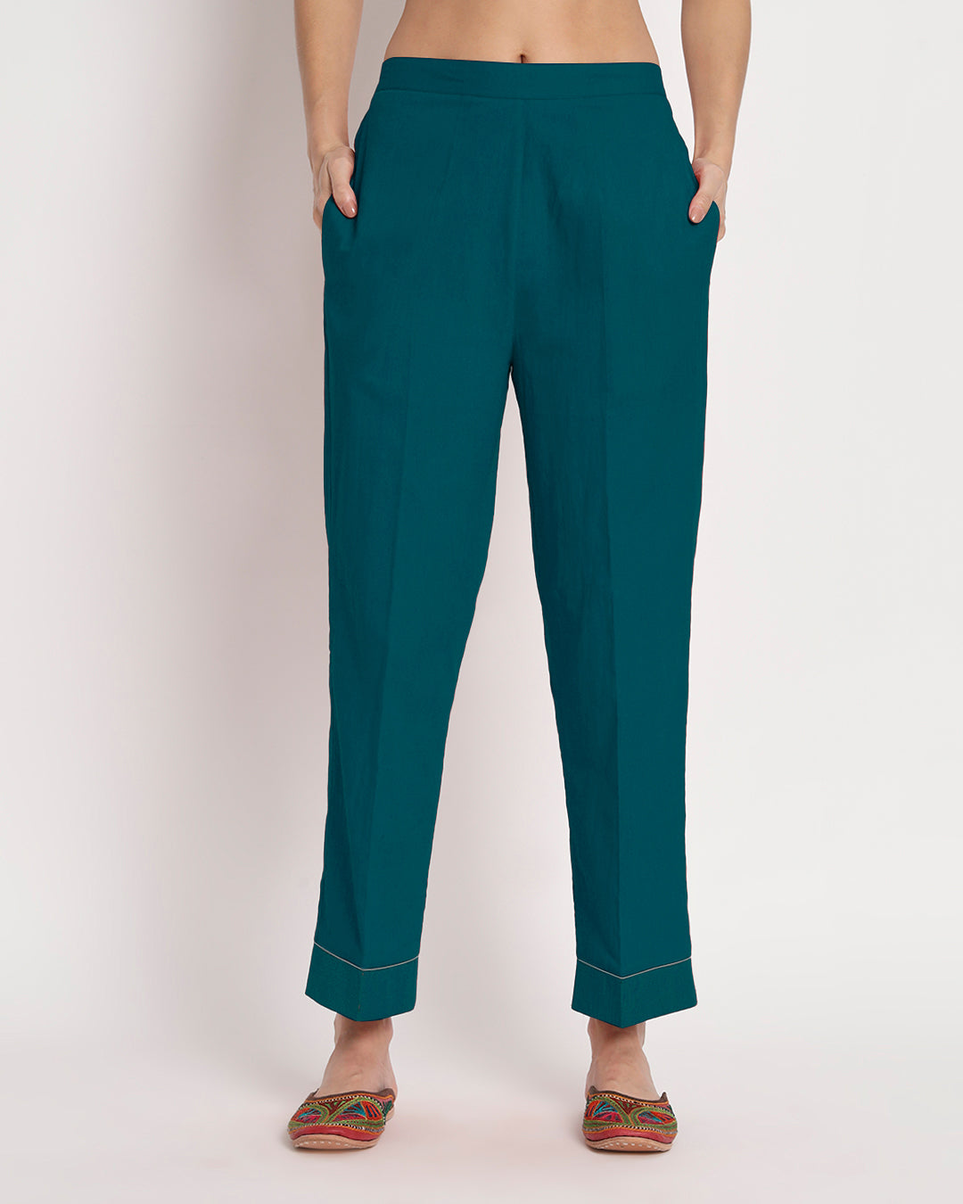 Deep Teal Revival Gala Co-ord Set