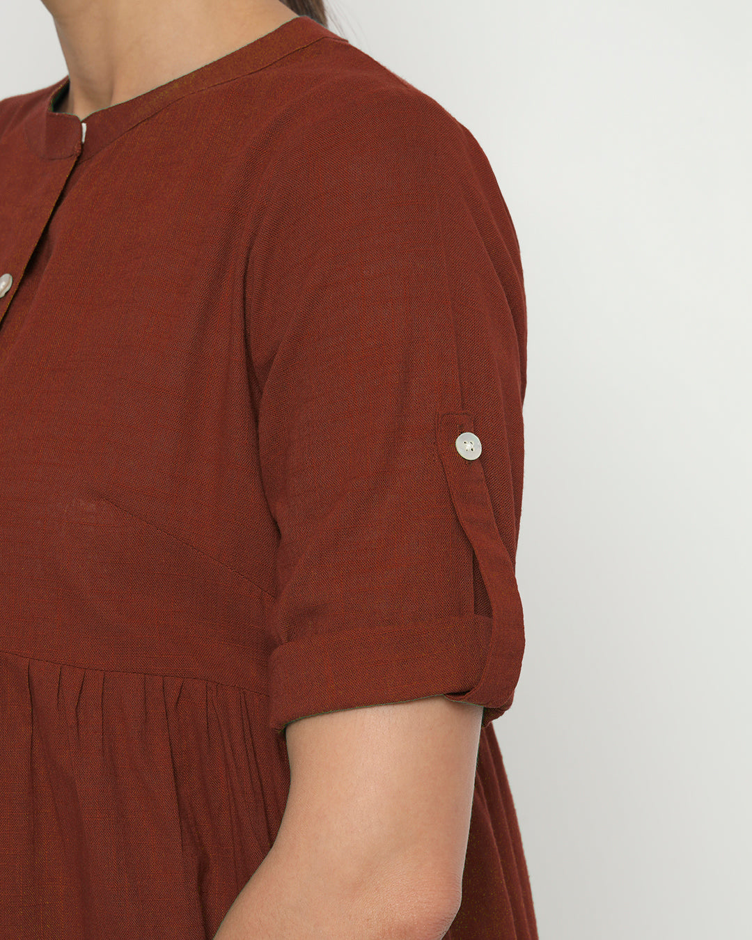 Russet Red Beloved Breeze Band Dress