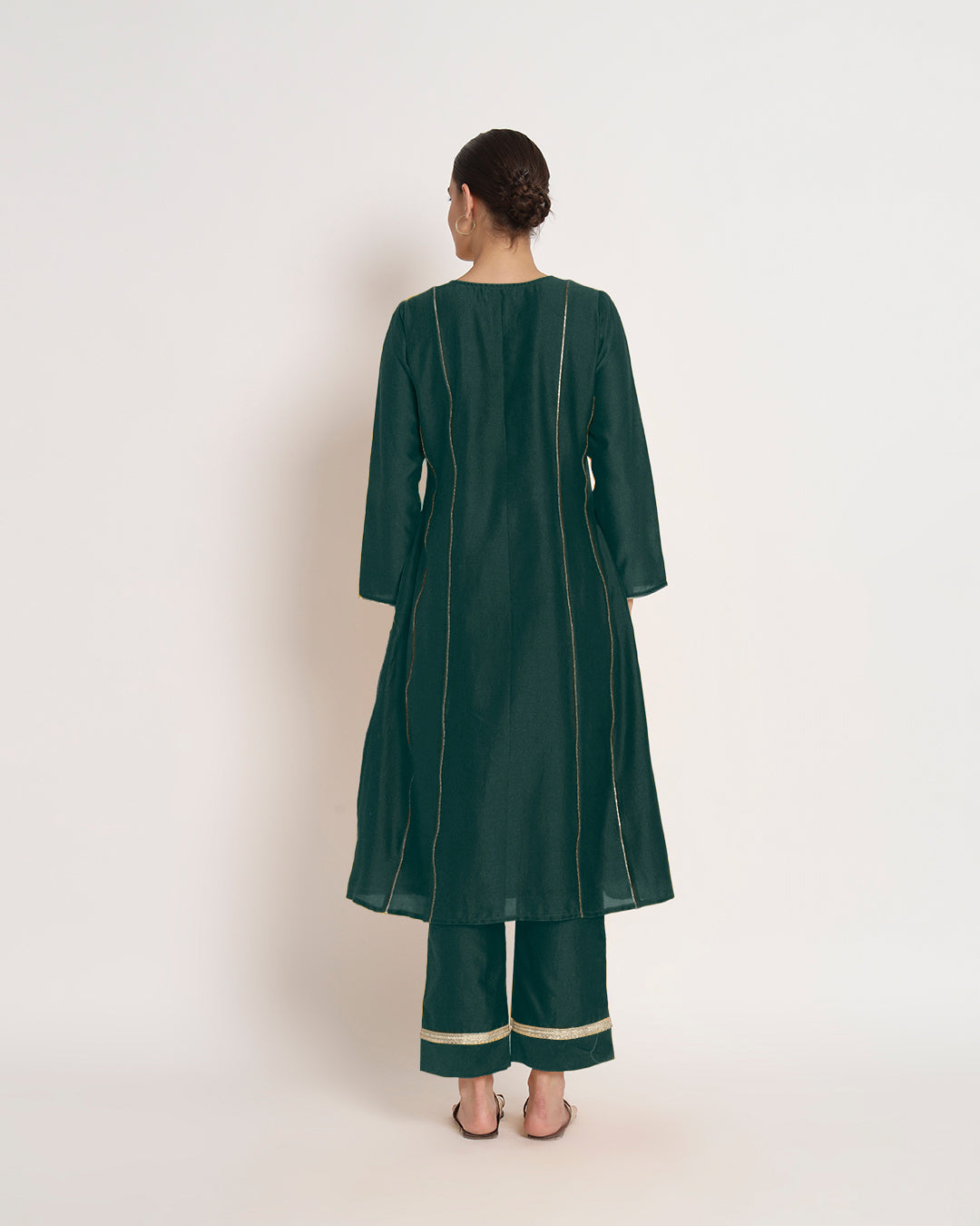 Deep Teal Gala Co-ord Set