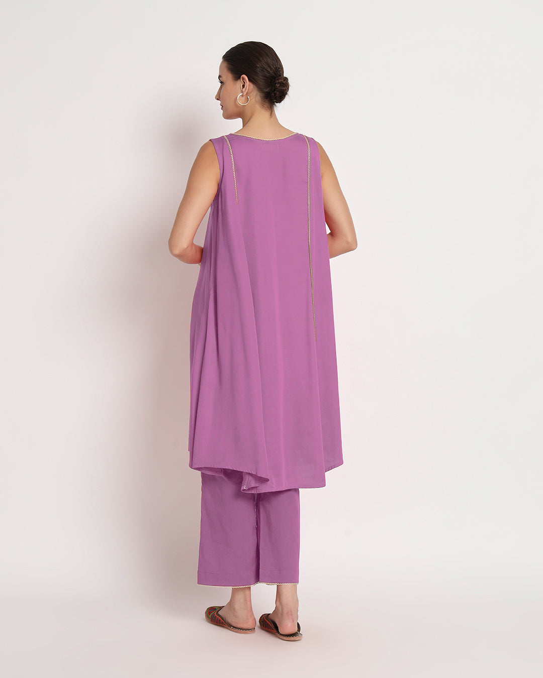Wisteria Purple Whimsy Gala Flared Co-ord Set