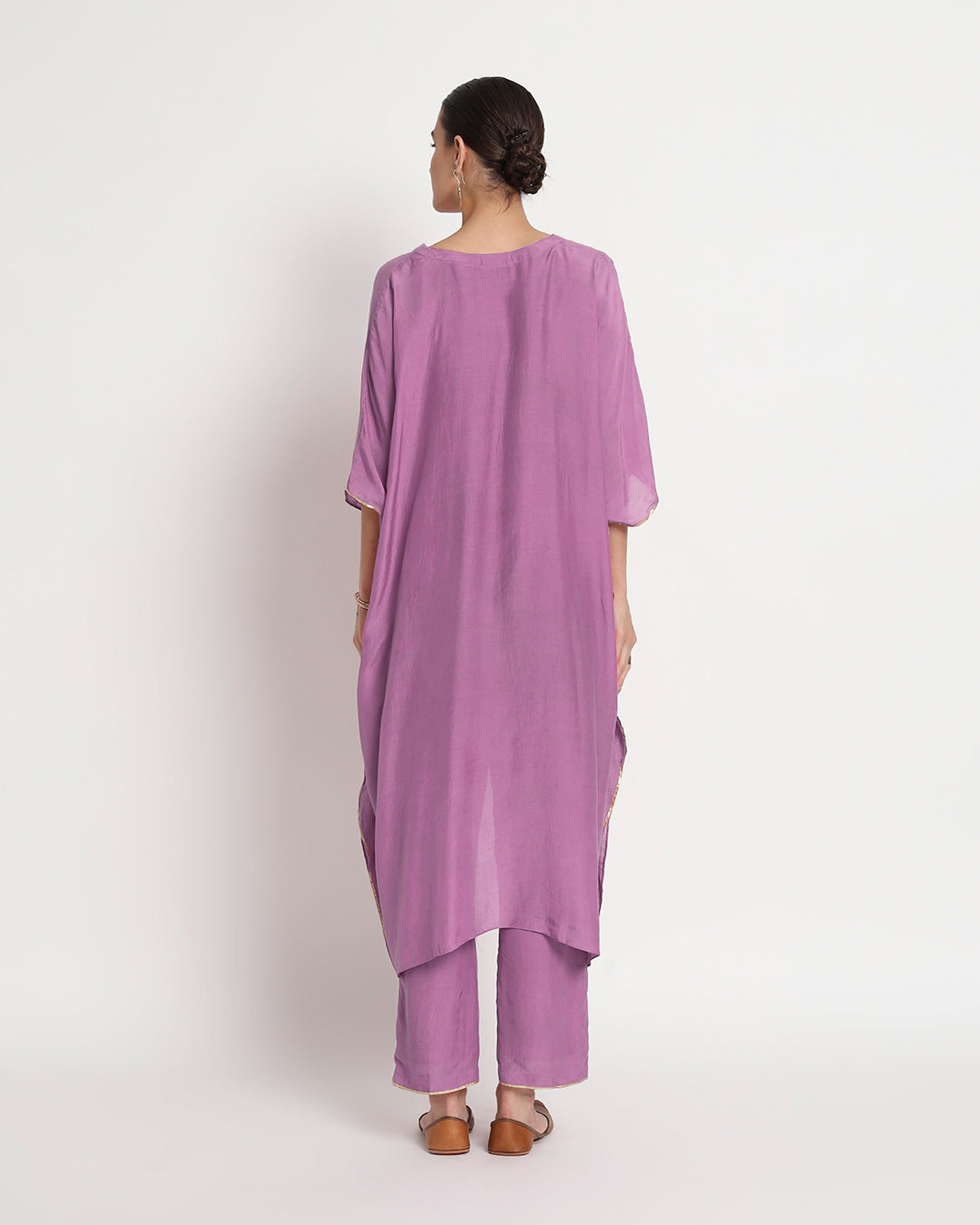 Wisteria Purple V-Neck Gala Co-ord Set