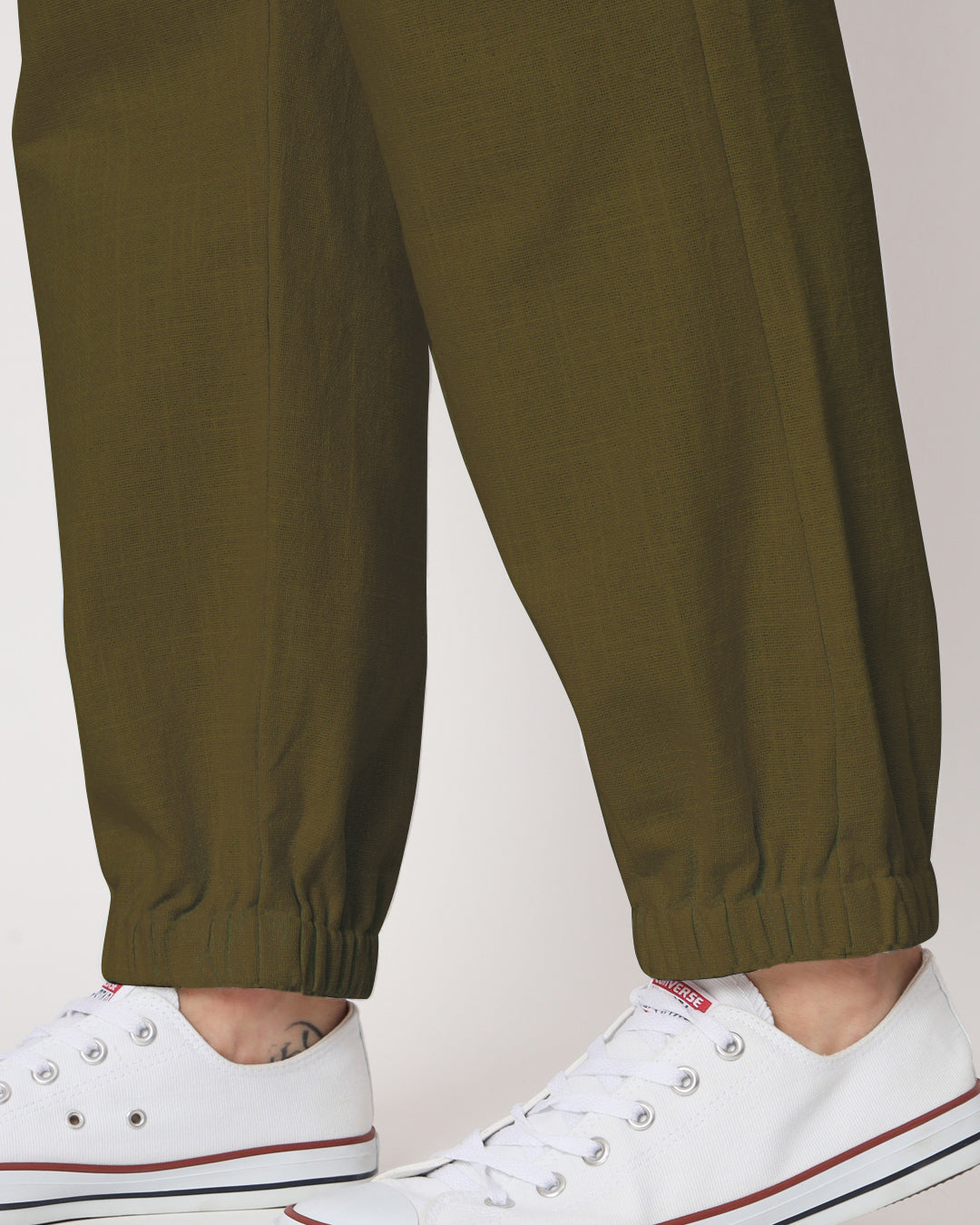 Flex Relax Men's Olive Green Jog Pants