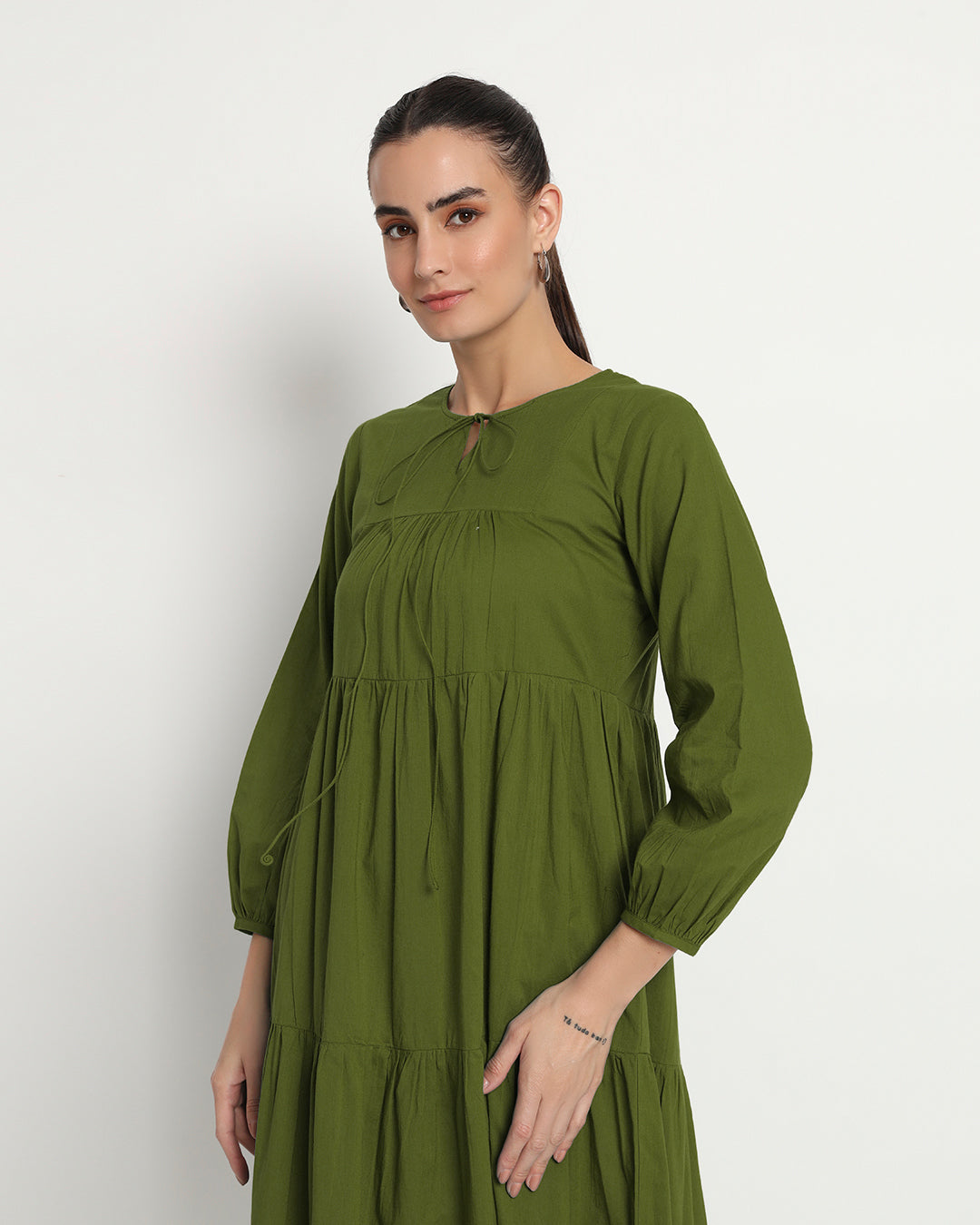 Greening Spring Joyful Journey Maxi Dress