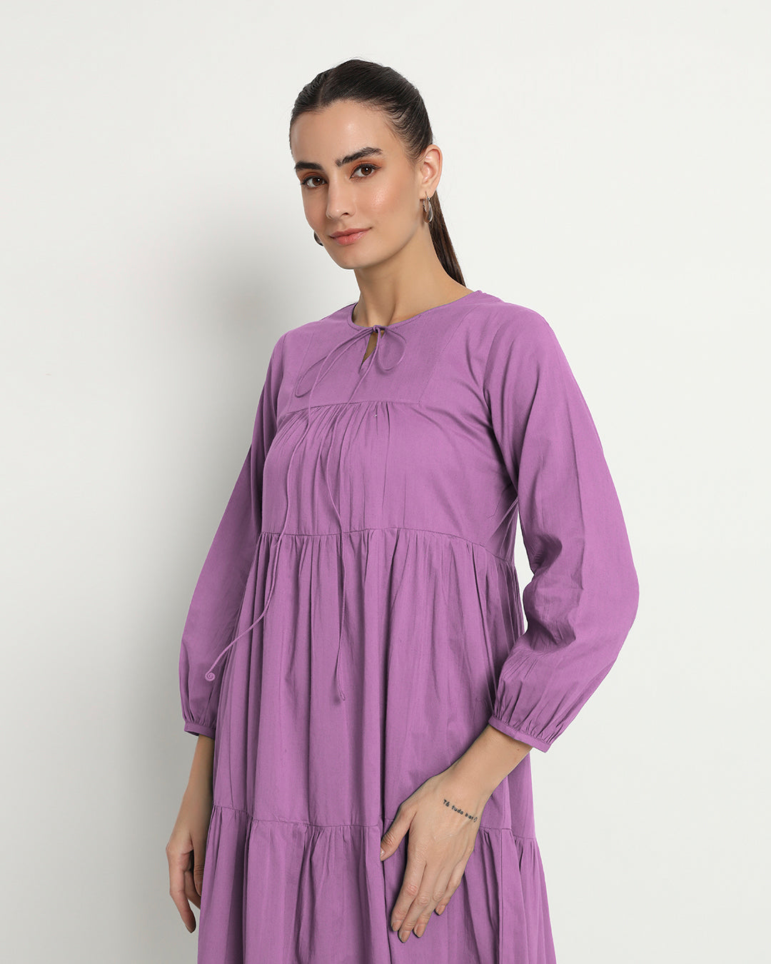 Wisteria Purple Joyful Journey Maxi Dress