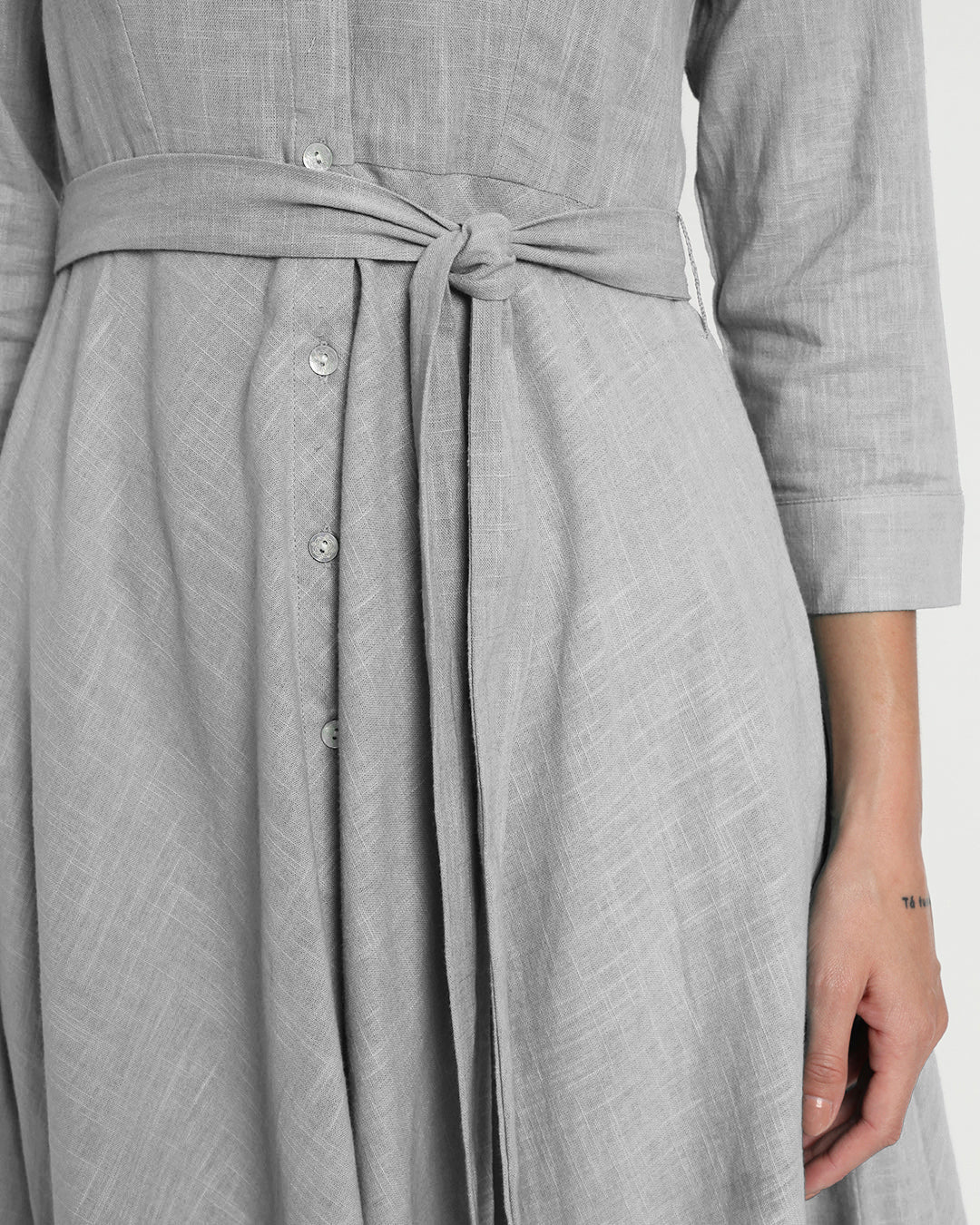 Iced Grey Knots & Knots Dress