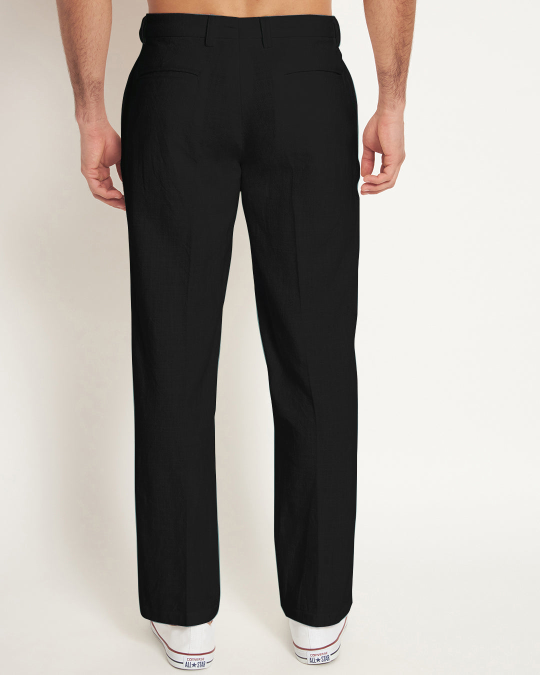 Casual Ease Black Men's Pants