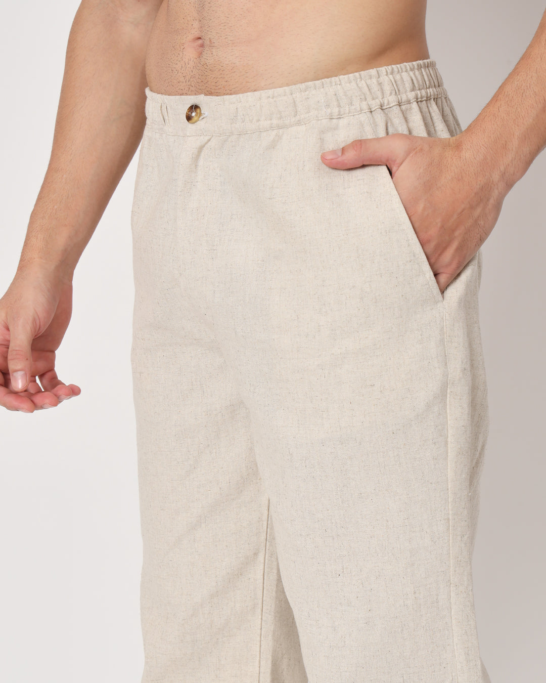 Flex Relax Men's Beige Jog Pants