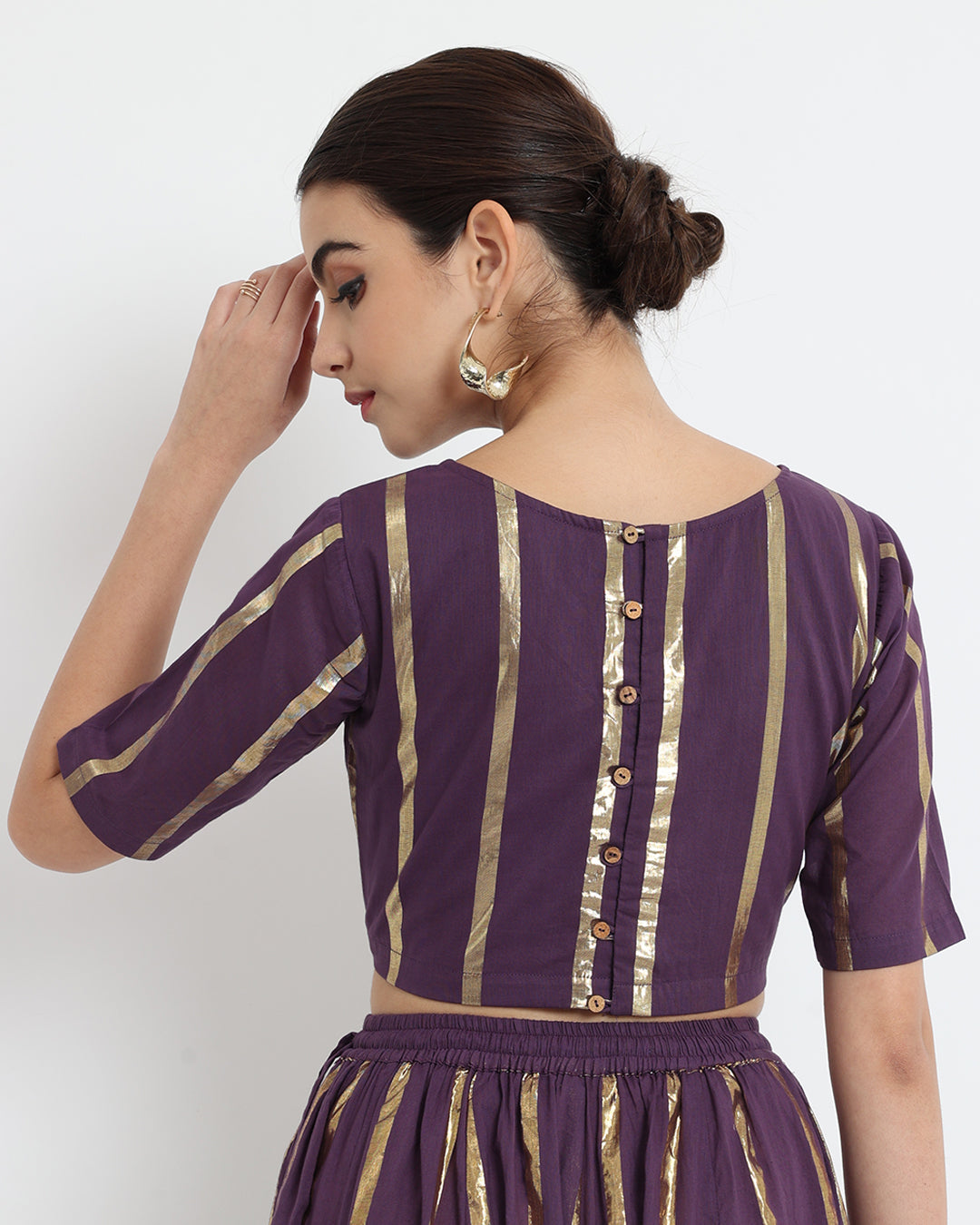 Plum Passion Glisten Gala Boatneck Blouse