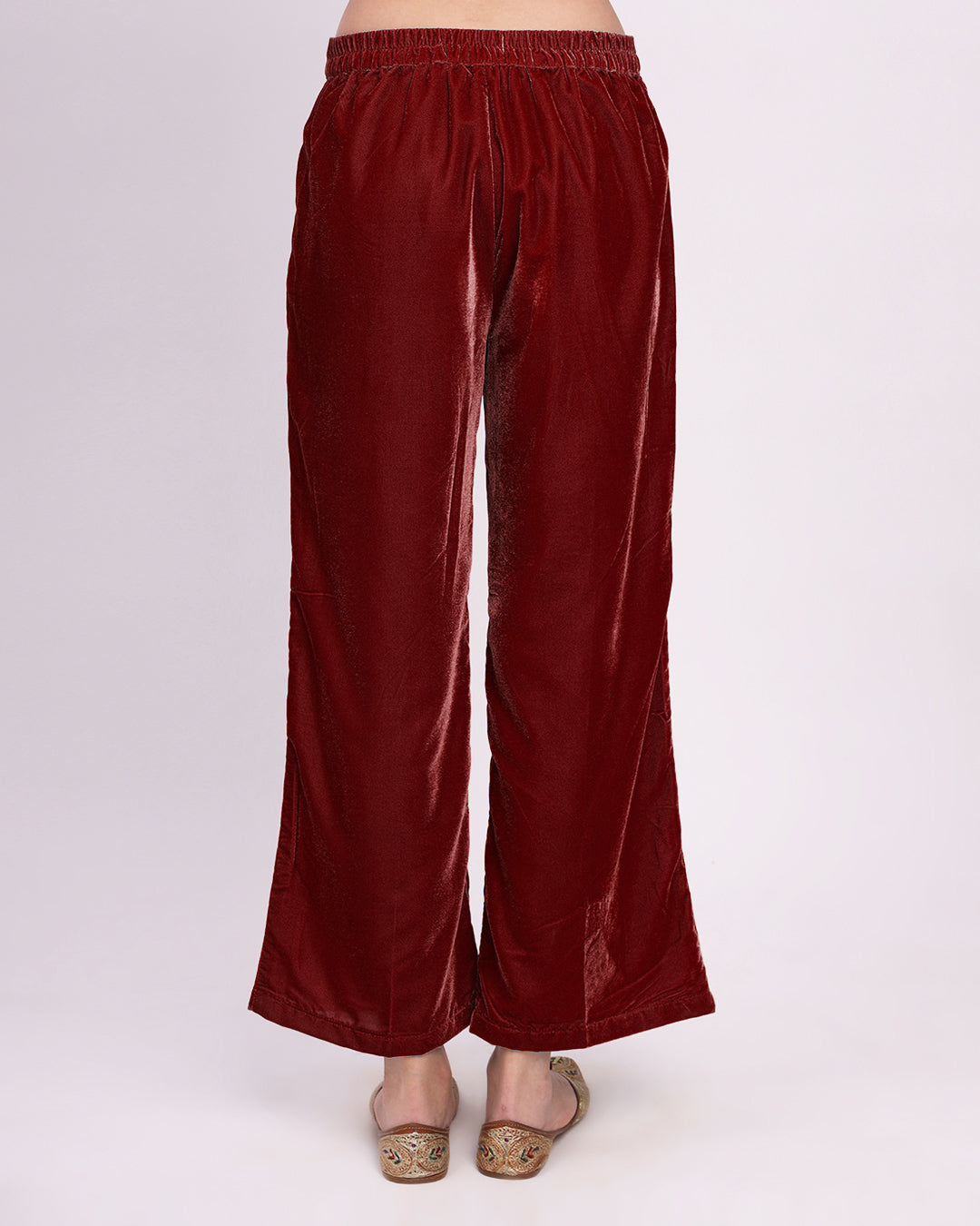 Russet Red Velvet Pants