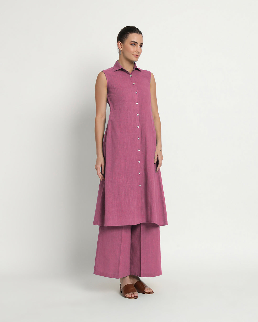 Wings Of Rose Artful A-Line Solid Co-ord Set