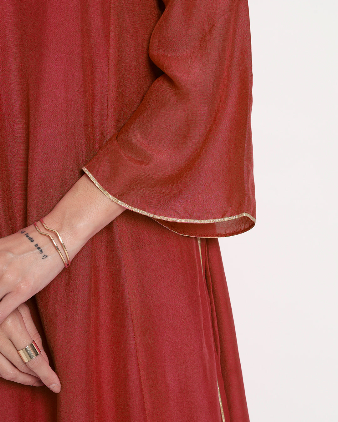 Russet Red Royal Notch Gala Co-ord Set