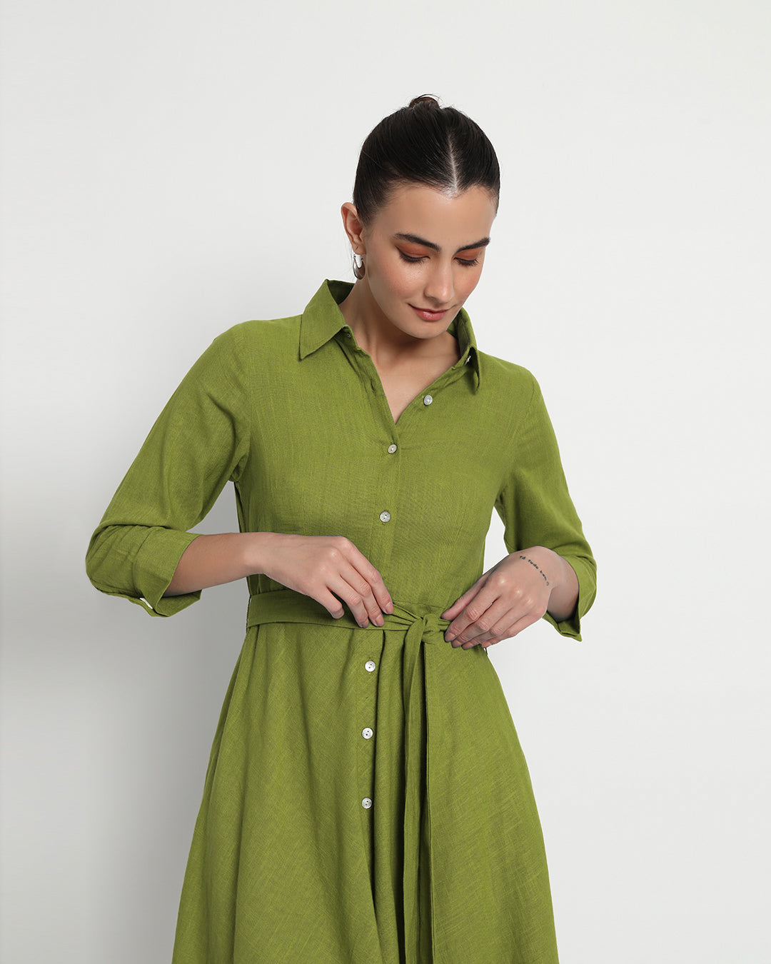 Sage Green Knots & Knots Dress
