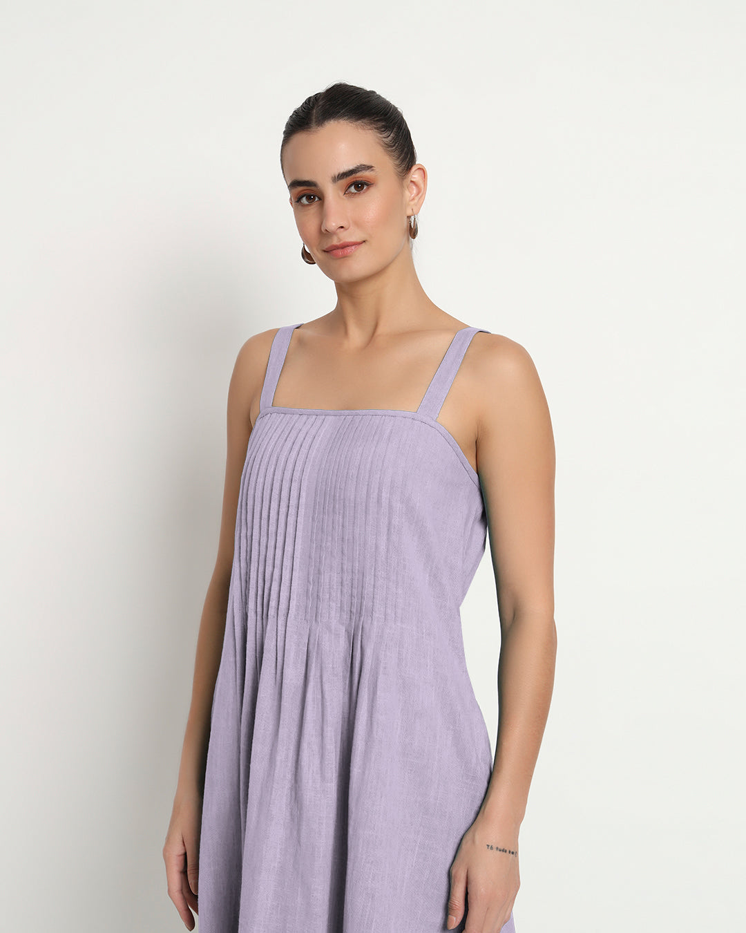 Lilac Dreamy Flare Spaghetti Dress