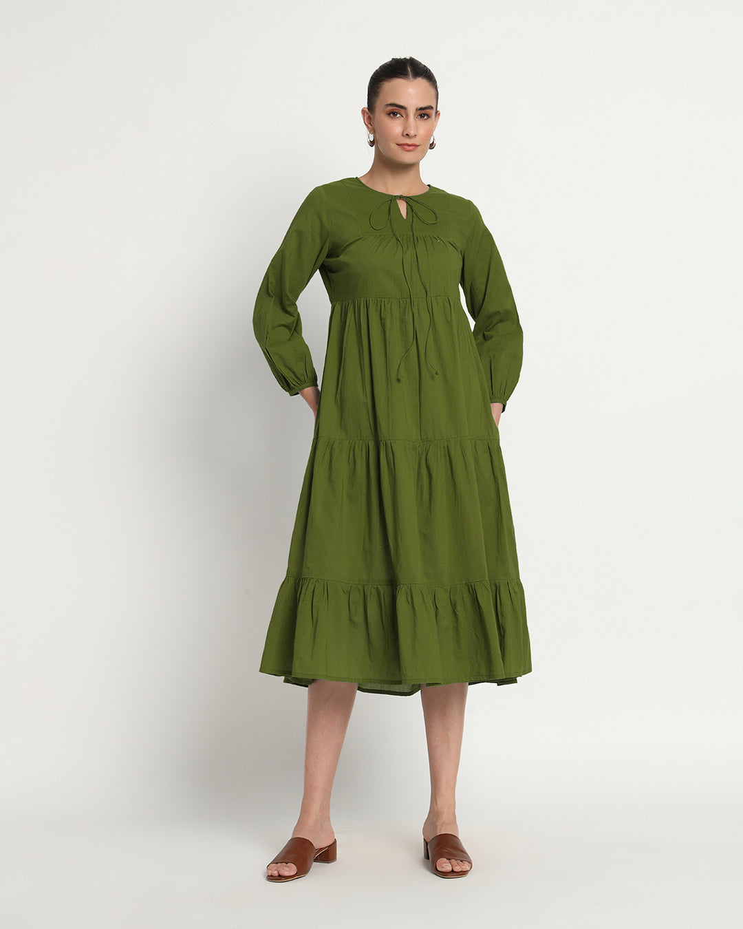 Greening Spring Joyful Journey Maxi Dress