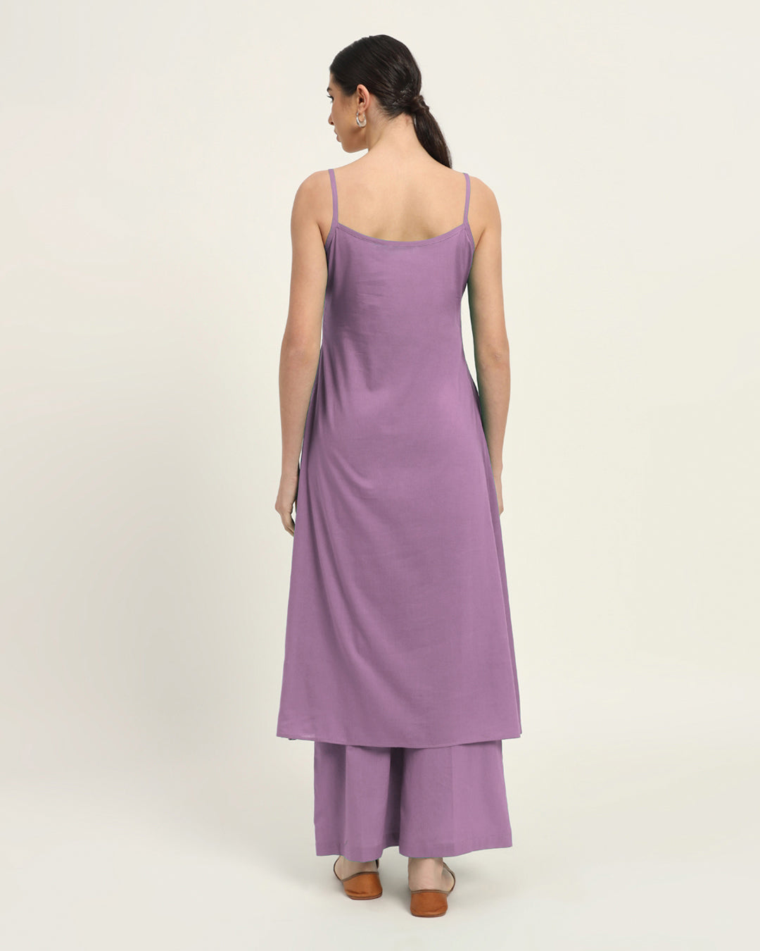 Combo: Iris Pink & Aurora Purple Spaghetti Strands Kurta