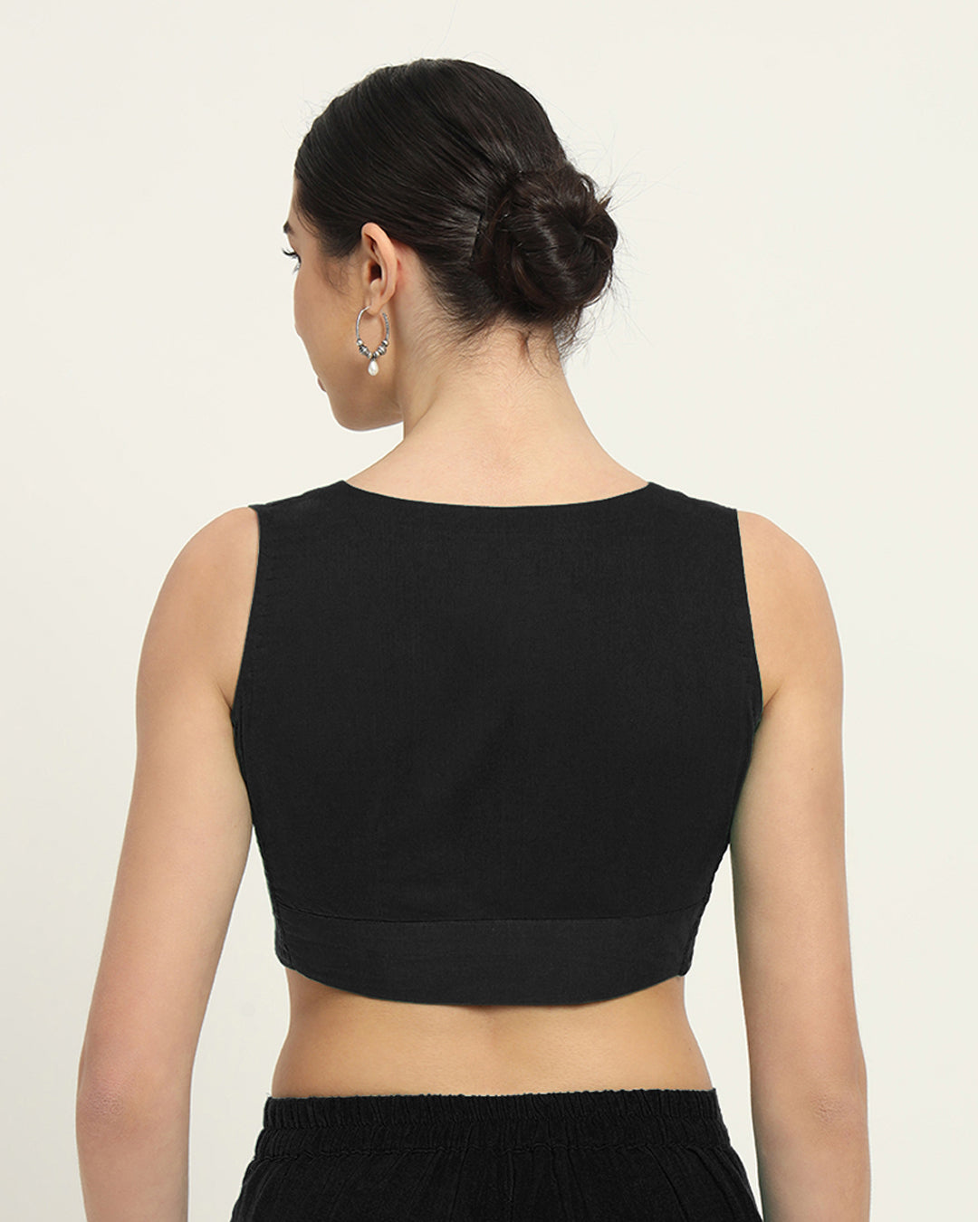 Black Rayon Forever Classy Blouse