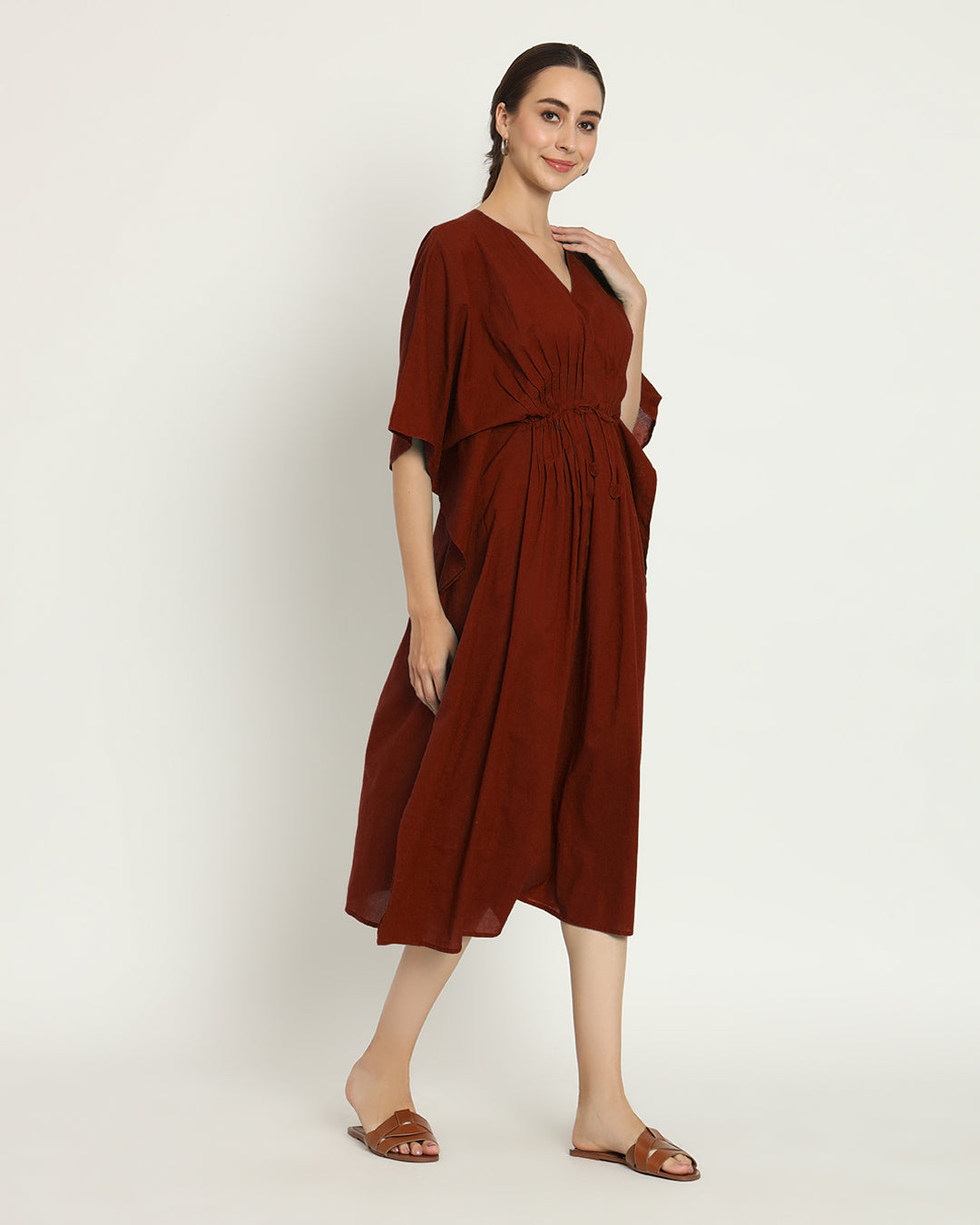 Russet Red Kaftan Starry Nightdress
