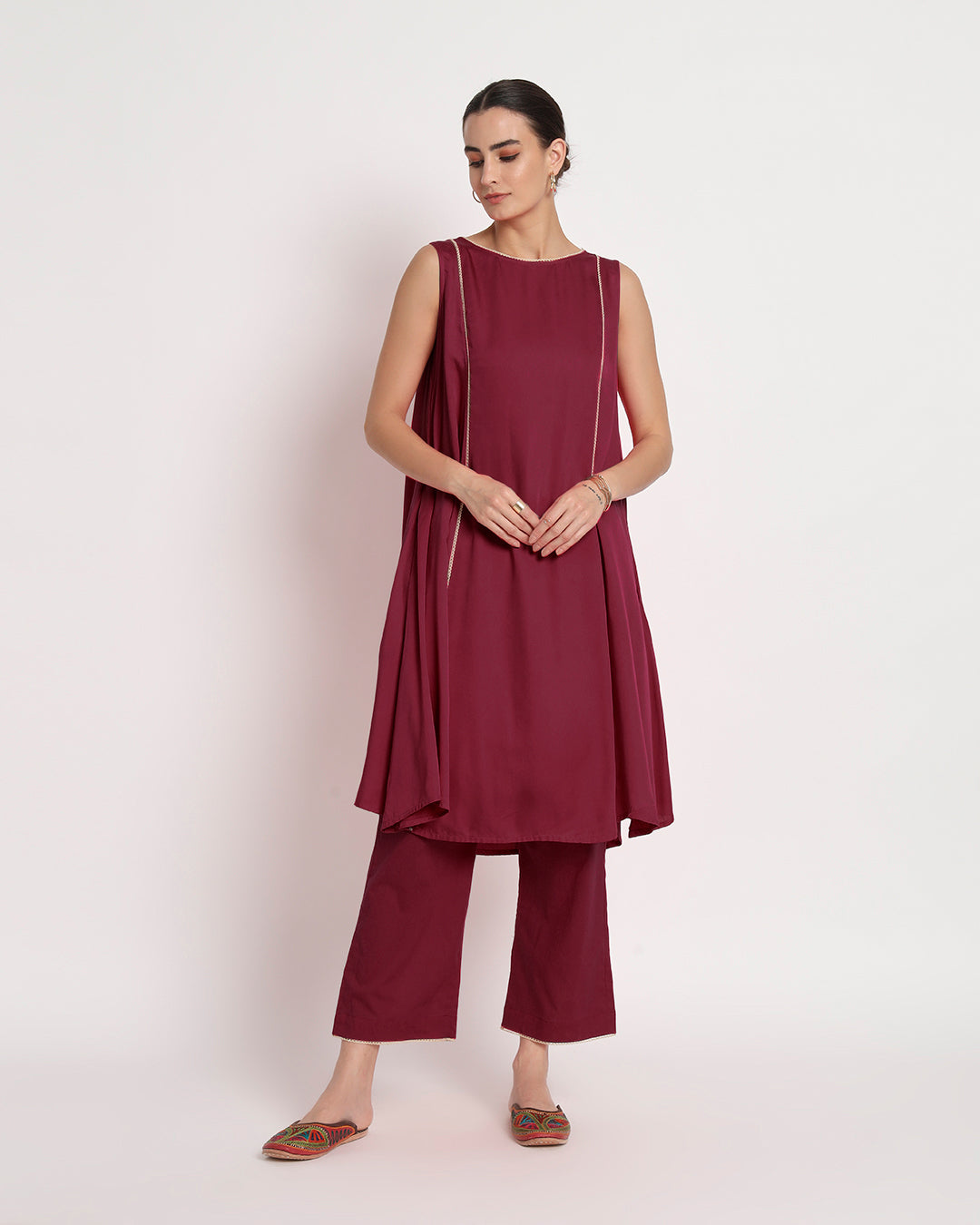Russet Red Whimsy Gala Flared Co-ord Set